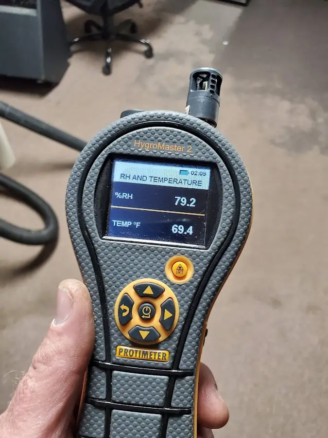 Moisture meter humidity assessment for Fire & Smoke Damage Restoration in Keyes